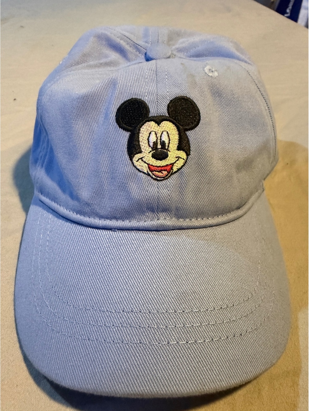 Baby Gap Disney Light Blue Mickey Mouse Embroidered Cap